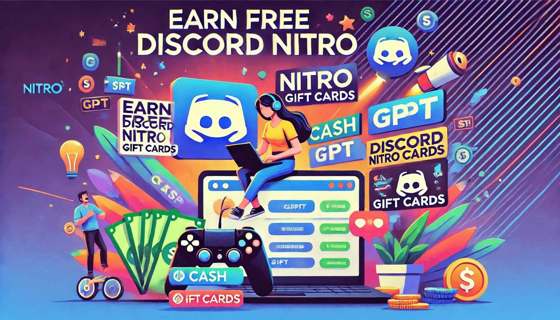 How to Get Free Discord Nitro Gift Cards Using GPT Sites
